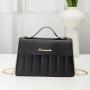 Wholesale Pressure Lattice Portable Small Square Bag 2022 Lady Magnetic Button Handbag Fresh Stylish Pu Leather Shoulder Bag