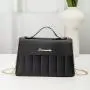 Wholesale Pressure Lattice Portable Small Square Bag 2022 Lady Magnetic Button Handbag Fresh Stylish Pu Leather Shoulder Bag