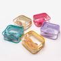 Fashion Women Strap Crossbody Bags Clear Purse Game Day Stadium Bag candy Color Good Quality PVC Girl Bags Handbags Clear Purses