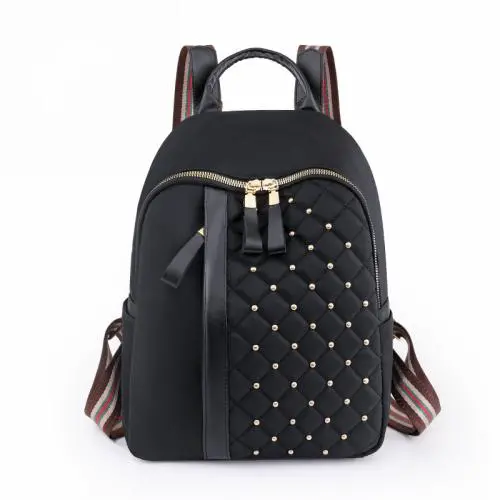 Hot Sale New Rivet Design Ladies Backpack Handbag Casual Fashion Large Capacity Women Travel Backpack Bag