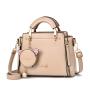 Fashion Women Hanging Decoration Characters Handbags China Wholesale PU Lady Bags Girl Pure Color Zipper bolsas para mujer