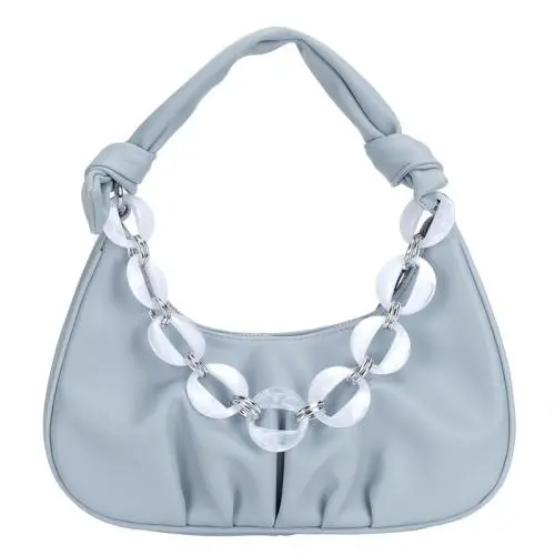 2024 fashion lady handbag pu fashion factory wholesale cheap bag quality fruit color chain bags