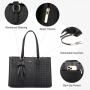 2022 LOVEVOOK 15.6in PU  school shoulder tote Bags women  Large Office Work handbags girls Briefcase Laptop tote bags for women