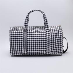 Hot Selling Fashion Cute Metal Zipper Nylon Waterproof Large Capacity Unisex Sports Gym Custom Printed Travel Duffel Bag