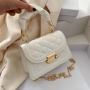 Bags for Women 2024 Classic Korean Fashion Handbags Small Square Bag Chain Strap Crossbody Bag