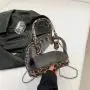 Fashion Chain Shoulder Bag Ladies Crossbody Bags Summer Hot Selling Leopard Clear PVC Shell Handbags