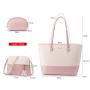 LOVEVOOK 2022 OEM Custom logo Leather Ladies Hand Bag Sets for Work Designer Luxury Shoulder Bag Women Purses and Handbag