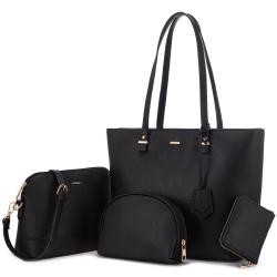 2022 custom hot sale LOVEVOOK factory high quality ladies 4 pieces set handbagsets crossbody bag with wallet women handbags