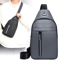 Men's new minimalist casual shoulder bag