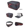 Gelory New Arrival Large Capacity Double Layer Compression Nylon Luggage Packing Cubes Travel Storage Bag
