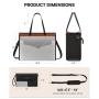 LOVEVOOK custom 2-in-1 professional Work Business Briefcase for office travel teacher shoulder bags women laptop tote handbags
