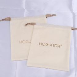 Custom Digital Color Printing Cotton Linen Dust Bag For Packaging Shoes Drawstring Gift Promotion Shoes Pouch