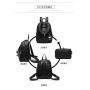 Factory wholesale shoulder bag female 2024 new casual backpacks outdoor travel backpack fashionable versatile shoulder schoolbag