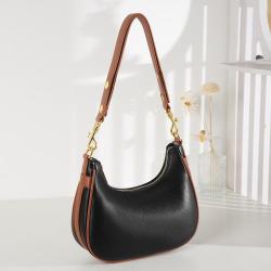 High Quality  Retro Crescent Fashion PU Leather Sling Shoulder Bag New Armpit Handbag Messenger Bags