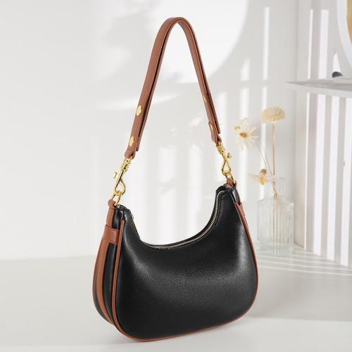 High Quality  Retro Crescent Fashion PU Leather Sling Shoulder Bag New Armpit Handbag Messenger Bags