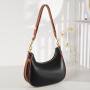 High Quality  Retro Crescent Fashion PU Leather Sling Shoulder Bag New Armpit Handbag Messenger Bags