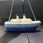 High Quality Handmade Boat Shape blue Crystal Evening Bag Made In China 2024