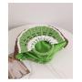 2024 Watermelons Shape Hand Weave Large Capacity Handbag Straw Beach Tote Hand Bag Fruit Shape Woven Basket Bag