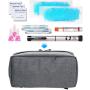 Insulin Travel Cooler Bag with 2 Ice Packs Insulated Diabetic Organizer Medicine Case