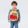 ZWY207 New Cartoon Engineering Truck Kids Plush Backpack Compact Cute Lightweight Baby Shoulder Bag Wholesale Dgger Backpack
