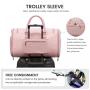 LOVEVOOK Travel Duffle Tote Bag with Shoe Compartment Toiletry Purse Carry on Overnight Gym Bag Women Ladies Luggage Travel Bags