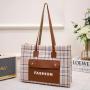 Wholesale 2024 Women's High-Capacity Tote Bags Fashionable Portable Ins Shoulder Bags Printed Letters Large Foreign Trade Bag