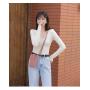 ZF070 Female Crossbody Mobile Phone Bag New Fashion Wallet Mini Niche Thin PU Leather Shoulder Bag