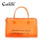 Wholesale Customized Women Large Gym Sports Jelly Yoga Bag Weekender Transparent Clear PVC Waterproof Travel Duffel Bags
