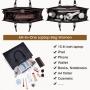 LOVEVOOK luxury oversize large capacity tote bag briefcase bag for office lady laptop shoulder bags PU leather purse for women