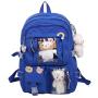 ZR456 Girls Waterproof Cute Fashion Backpack Nylon Custom Logo Schoolbag Travel Student Zipper Minimalist Schoolbag Laptop Bag