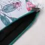 Eco-friendly Digital Printing Canvas Cosmetic Case Brush Storage Bag Customized Luxury Makeup Zipper Cotton Canvas Pouch