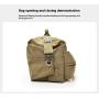 ZF053 Fashion Large-capacity Shoulder Bag Men Outdoor Travel Sports Bag Trend Breathable Polyester Canvas Handbag Backpacks