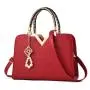 OEM836-1 New Women Crossbody Shoulder Bags PU Leather V-shaped Opening Design Women Handbags Ladies Tote Bag With Pearl Ring