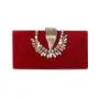 Wholesale  Leaf clip elegant evening bag  diamonds ladies bag Bridal Dress black clutch bags luxury handbags for women