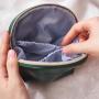 high quality ladies Customized Logo cosmetic bag small waterproof PU leather lipstick pouch makeup pouch