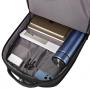 Wholesale Business Travel Backpack Factory 15.6-Inch Waterproof Laptop Bag with USB Black Printing Gift Backpack