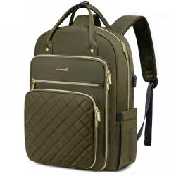 LOVEVOOK 17 in Carry on travel laptop backpack Fashion waterproof large capacity laptop business travel shoulder bag backpack