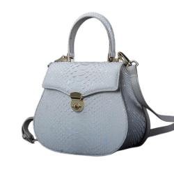 Custom Luxury Genuine Snake Skin Leather Crossbody Bags For Women Small Vintage Women'S Tote Handbags With Logo Manufacturer