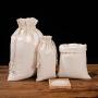 Factory Wholesale Cotton Canvas Rice Bag Drawstring Bunched Mouth Dust Bag Fashionable Environmental Food Packaging