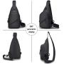 Wholesale Modern Design Outdoor Waterproof Crossbody Bag With USB Port Custom Chest Bag Crossbody Singe Shoulder Bag For Men