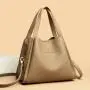 Luxury Brand Women Handbags Designer Shoulder Bags Leather Handbags Three-layer Pocket Crossbody Bags For Women 2024 Tote Bag