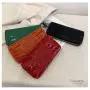 HR498 New PU Leather Wallet for Women Coin Wallet Female Retro Pattern Luxury Handbag Ladies Evening Party Handheld Card Purse