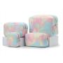 Low MOQ New Portable Terry Cloth Custom Logo Design Women Ladies Toiletry Travel Makeup Pouch Bag Cosmetic Bags Cases