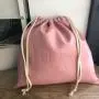 Custom Logo Embossed Leather Packaging Bag Soft PU leather Gift Bag