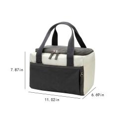 Breast Pump Bag Backpack with Cooler Compartment Double Layer Pumping Bag Cooler Bag with Ice Pack for Nursing Moms