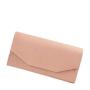 Custom Sffiano Long Vegan Leather Wallet Women Envelope Clutch Bags Wallets