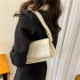 2024 Small Square Shoulder Bag Leather Pure Color Stylish Bags For Lady Girls Women Luxury Handbags For Women Famous Brands