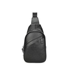 2024 Fashion Genuine Leather Men's Retro Head Layer Cowhide Chest Bag