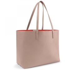 Custom Women Large Office Shoulder Bag Satchel Purse Set 2pcs Pink Structured Tote Luxury Designer Handbag