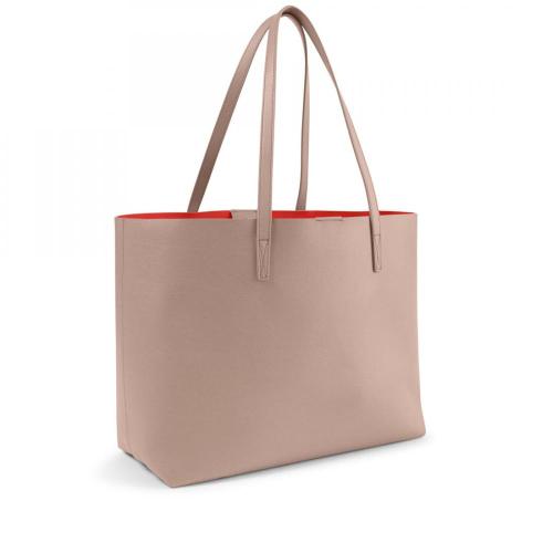 Custom Women Large Office Shoulder Bag Satchel Purse Set 2pcs Pink Structured Tote Luxury Designer Handbag